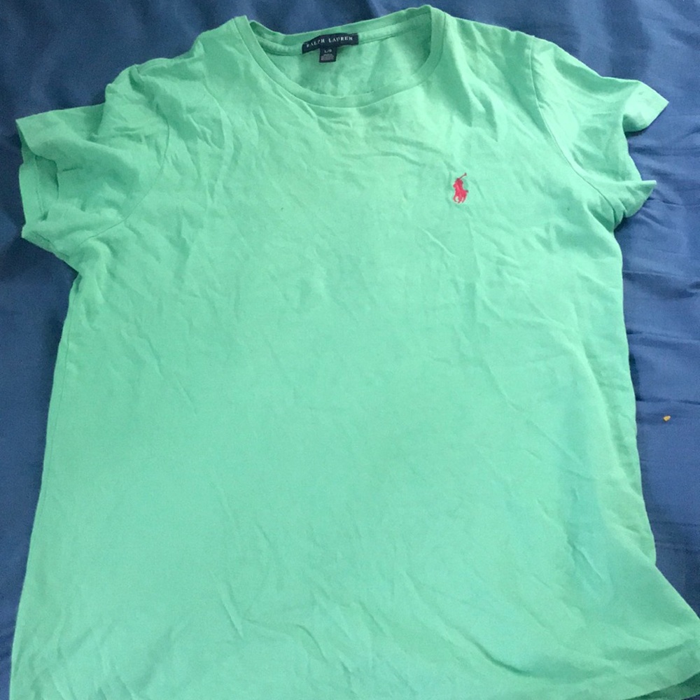 Teal Raph Lauren shirt